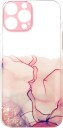 Hurtel Marmorveske for iPhone 12 Pro Gel Cover Marble Pink