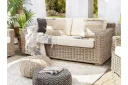 Apriliana 2 seters sofa   Kunstrotting / Lys brun