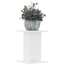  Plantestativ 2 stk hvit 30x30x40 cm konstruert tre
