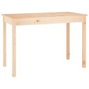 vidaXL Spisebord 110x55x75 cm heltre furu