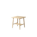 FDB Møbler D20 Sidebord m. rundstokker, 55x55, Oljet Eik