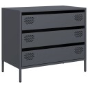 Skjenk antrasitt 68x39x58,5 cm kaldvalset stål 8721102930515
