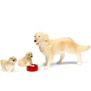 Lundby Hundefamilie med Valper Skala 1:18