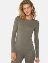 Danish Endurance Women"s Merino Long Sleeved Shirt - Grey - XL