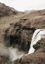 Skógafoss Waterfall Plakat Plakat / 30x40cm