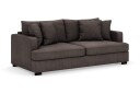 Rossita 3 seters Dyp Sofa i Kordfløyel   Mørkegrå