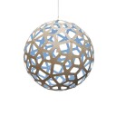 David Trubridge Korall Taklampe Ø100 Blå