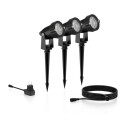 Philips Gardenlink Caper uplight 2700K 1 5W IP44 3-pakning - 24 Volt - Svart