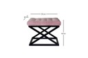 Gillie Sittepuff 40 cm   Svart/Rosa