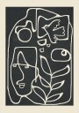 Paleolithic Abstract Art Plakat Plakat / 40x50cm