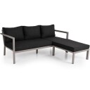 Brafab Delia divansofa kaki/grå  Brafab