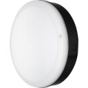 Ledvance Surface Bulkhead utelys vegg med sensor sort 4000K Ø30 cm