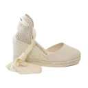 Espadrilles Dame Sko Beige 41 EU,