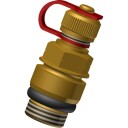 TRYKKUTLØPSNIPPEL DN8 32MM RØD