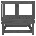  Utendørs hjørnesofa grå heltre furu 825368