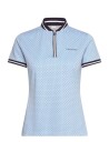 Calvin Klein Golf Camilla Printed S/S Polo   Blue   M