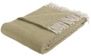Arctic Ullpledd i 100% ny norsk ull Saga olive 130 x 200 cm