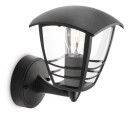 Philips myGarden Creek vegglampe opp utendørs IP44 - Svart