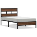  Sengeramme uten madrass brun eik 80x200 cm konstruert tre 8721158378880