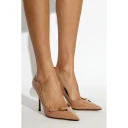 Dolce & Gabbana Dame Sko Beige 38 1/2 EU,