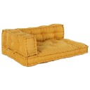  Palle sofa pute 3 pcs Gul stoff