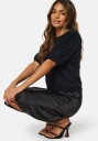 Pieces PCFee SS O Neck Knit Top