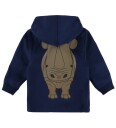 DYR Cph Softshell Jakke   Dyreliv   Navy m. Neshorn   DYR   4 år (104)   Softshell   Blå