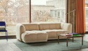 Hay Quilton Sofa Konfigurasjon 19 Venstre Flamiber Cream