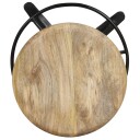 vidaXL Barkrakker 2 stk 66 cm heltre mango