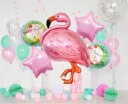 Ballong Sett Flamingo 5 stk