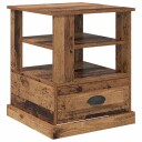  Nattbordskap Gammelt tre 50 x 50 x 60 cm Konstruert tre