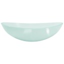 vidaXL Servant herdet glass 54,5x35x15,5 cm frostet