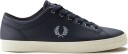 Fred Perry Baseline Leather   NAVY   43