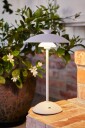 Elie Hvit bordlampe 2W IP44   Oppladbar