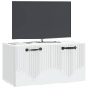  Vegghengt TV skap Hvit 59,5 x 31 x 30 cm Konstruert tre
