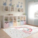 Barneteppe Rainbow multi Størrelse: 120 x 160 cm