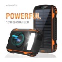 4smarts TitanPack UltiMag 20W Solcelledrevet Powerbank 20000 mAh med MagSafe Svart