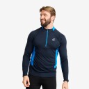 Revolutionrace Herre Overdeler Langermede skjorter Force Light Half zip Top Herre Navy/Imperial Blue XS