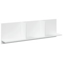  Veggskap 100x16,5x30 cm hvit konstruert tre