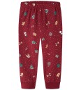 Name It NMNVISMAS 2-Delt Julepysjamas til Barn Rød Dahlia Størrelse 104