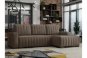 Esher 3 seters Hjørnesofa Høyre   Plysch/Brun