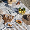 Seasons Summer Collection Salatbolle m/ Riller 24cm Klar