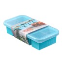 SOUPER CUBES Matoppbevaring i Silikon m/lokk 1-cup, 1pk, Blå, 4x