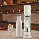 Sodastream Ensō kullsyremaskin + flaske, matt sand