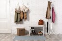 Selgro Stående kleshenger 16 kroker metall ModernHome Svart