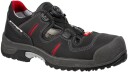 Jalas 1708 Easyroll Vernesandal S1P aluminiumhette svart/rød Str. 36 Sko