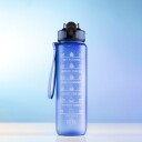 Beauty Rebels Motivational Water Bottle 1 L  Blue