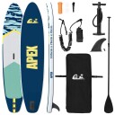  Oppblåsbar Stand Up Paddle Board APEX 335 x 76 x 15 cm Blå for