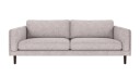 Rowico Home Braden 3 seters sofa Lys grå Anna 15 Brun eikben