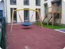 Fallmatte 45mm/Fallhøyde 1,51m EPDM 1x1m